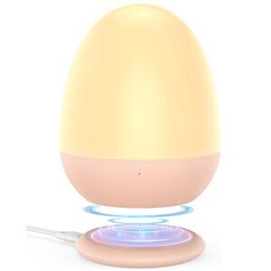 Bundle of 2 – JolyWell Egg Night Lights, Touch Control & Timer for Kids Room